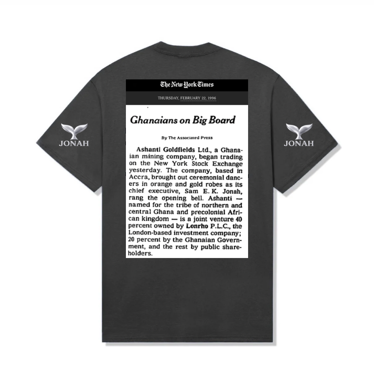 A031) Tee Ailes (Or du Ghana) / Wings Tee (Ghana Gold)