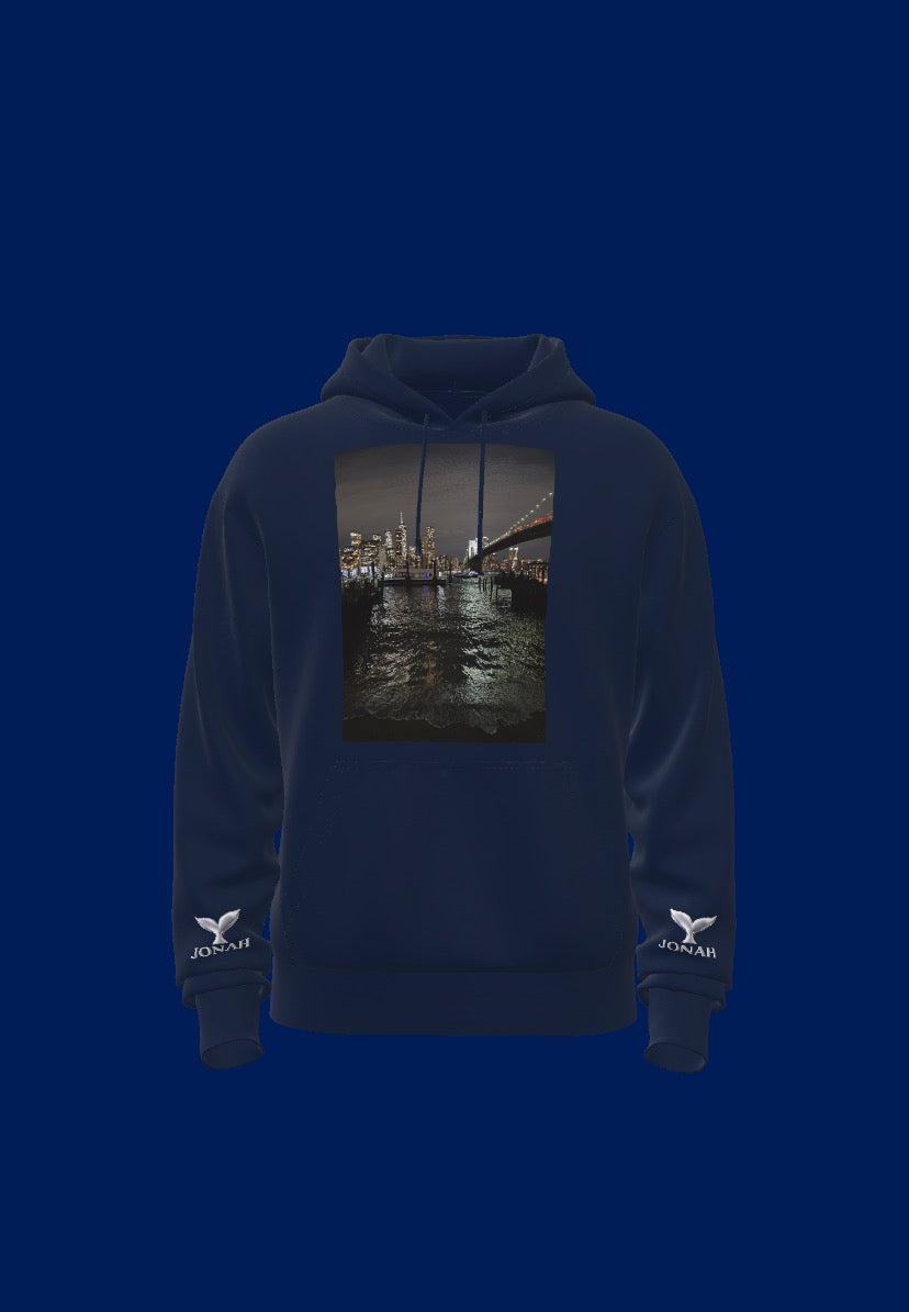 D026) Sweat À Capuche Ailes (Couler Ou Nager) [De Brooklyn Bridge Park] / Wings Hoodie (Sink or Swim) [From Brooklyn Bridge Park]