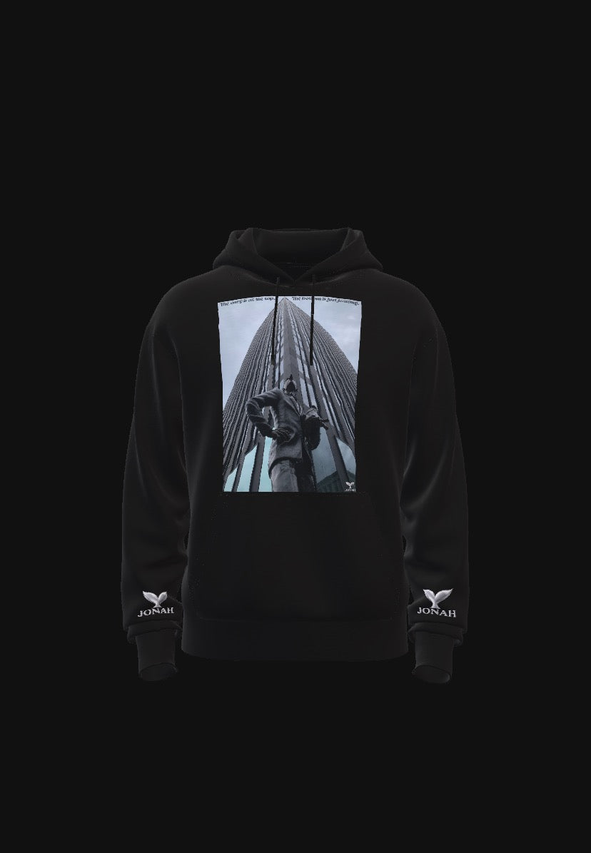 D002) Sweat À Capuche Ailes (L'Envie Est Au Sommet, Le Bas N'est Que De La Jalousie) / Wings Hoodie (The Envy Is At The Top, The Bottom Is Just Jealousy)