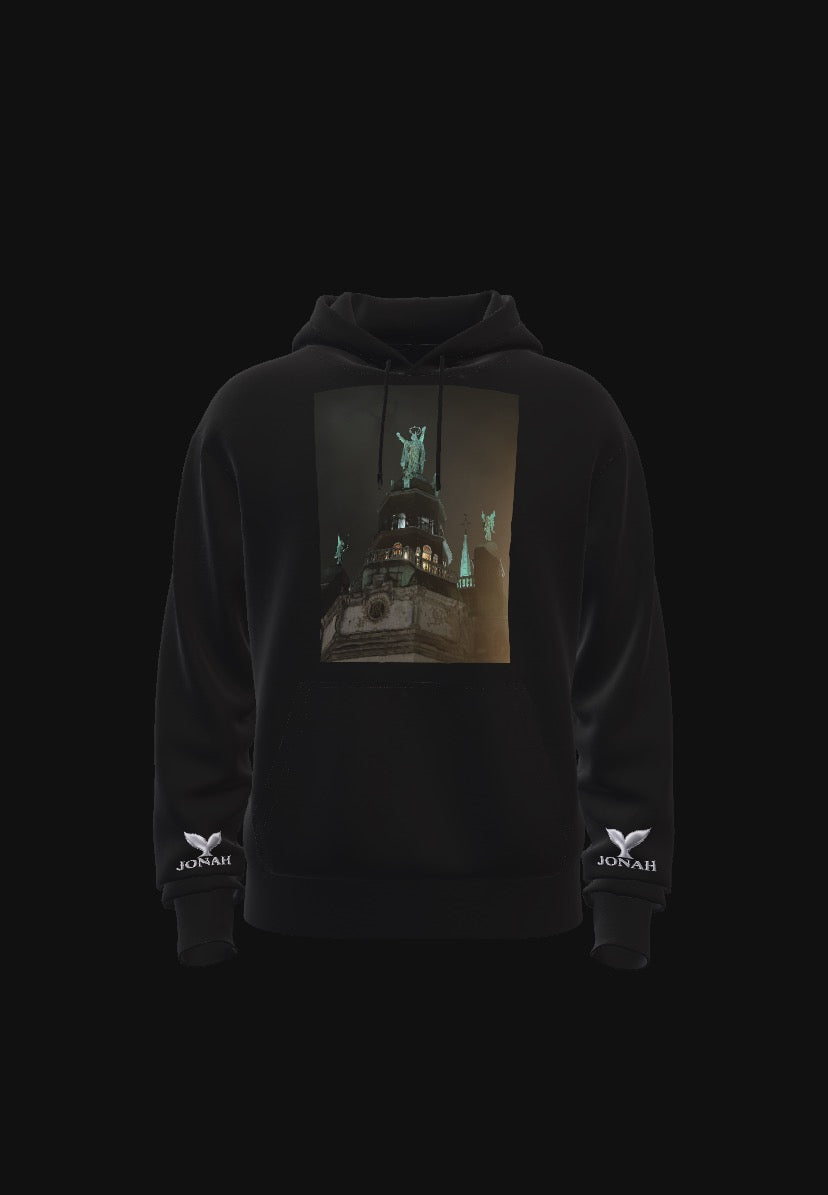 D001) Sweat À Capuche Ailes (Ne Brillez Pas Trop Fort Près Du Soleil) / Wings Hoodie (Don’t Shine Too Bright Near The Sun)
