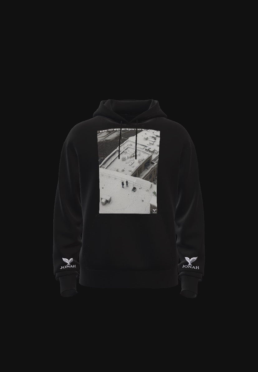 D005) Sweat À Capuche Ailes (Ils Vous Sourient En Face, Mais Vous Poignardent Dans Le Dos) / Wings Hoodie (In Your Face They Smile, In Your Back They Stab You)