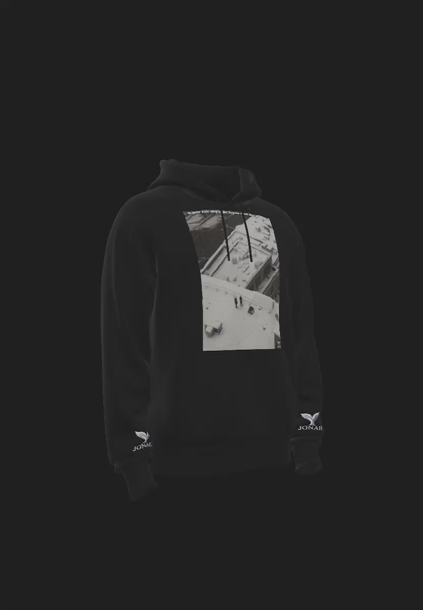 D005) Sweat À Capuche Ailes (Ils Vous Sourient En Face, Mais Vous Poignardent Dans Le Dos) / Wings Hoodie (In Your Face They Smile, In Your Back They Stab You)