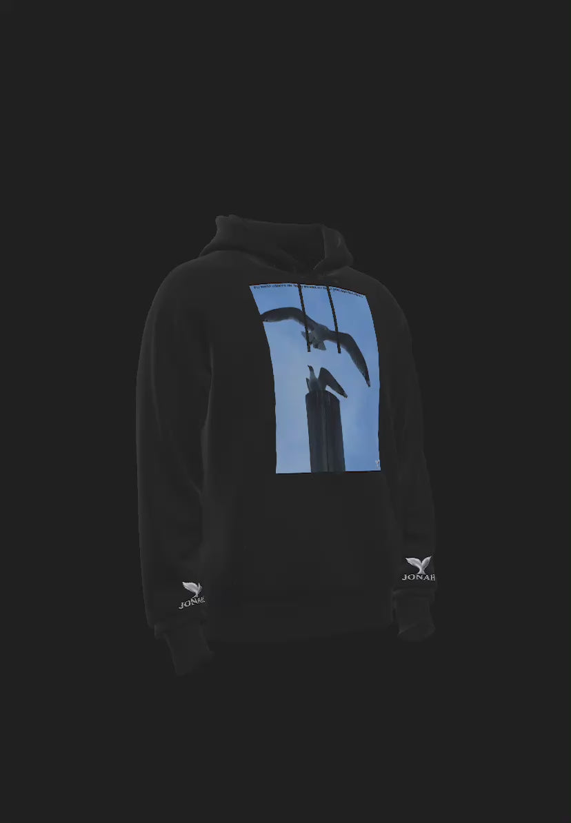 D006) Sweat À Capuche Ailes (Faites Aux Autres Ce Qu'ils Feraient Pour Vous, Et Faites-Le En Premier) / Wings Hoodie (Do Unto Others As They Would Do Onto You And Do It First)