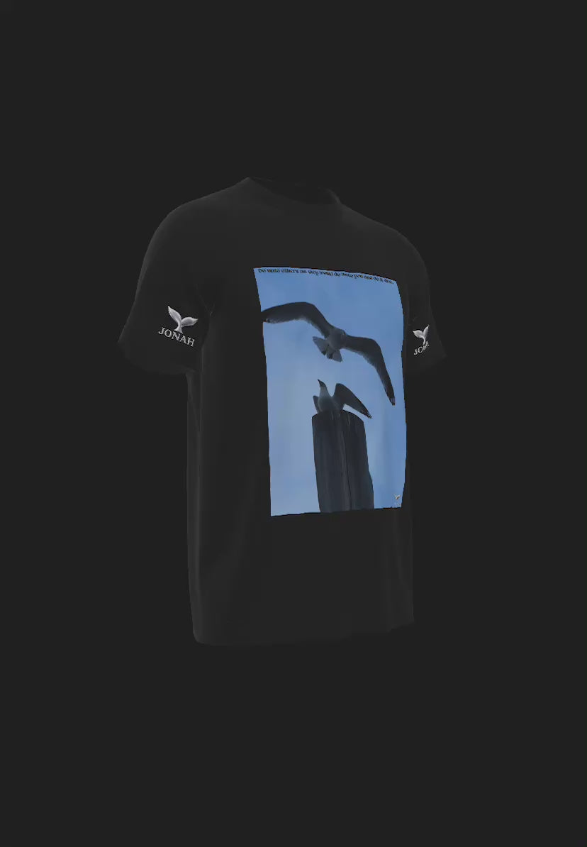 A006) Tee Ailes (Faites Aux Autres Ce Qu'ils Feraient Pour Vous, Et Faites-Le En Premier) / Wings Tee (Do Unto Others As They Would Do Onto You And Do It First)